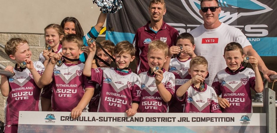 Joeys Under 7 finalists with Gal